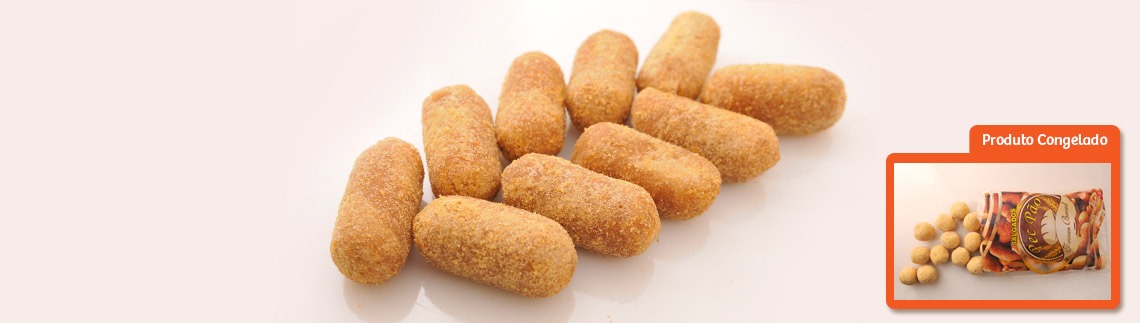 Croquete de carne congelado