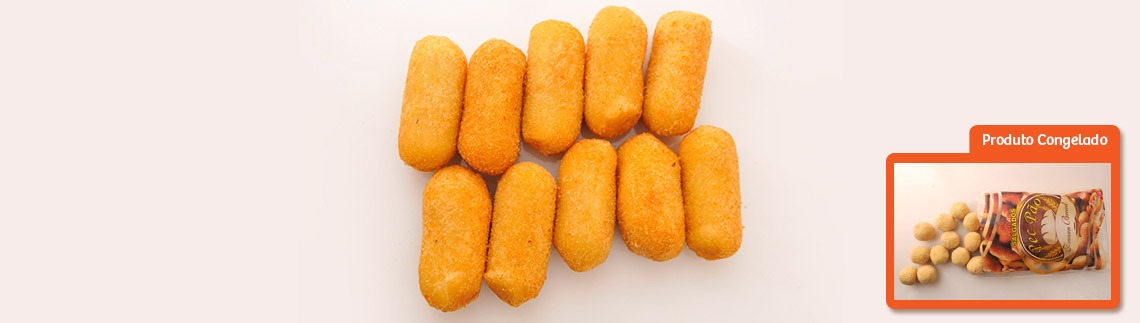 Croquete de frango congelado